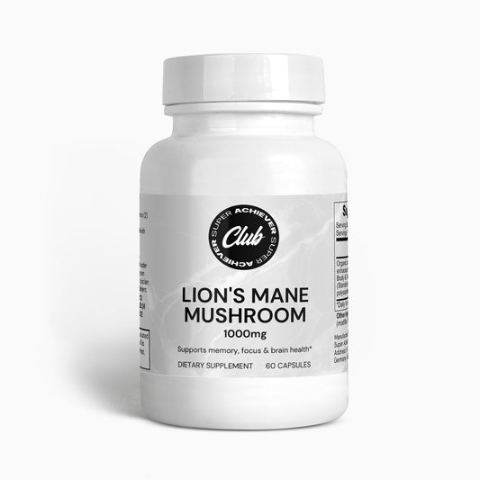 Best Organic Lion's Mane Mushroom (H. Erinaceus) Extract Pills - Super Achiever Club Shop