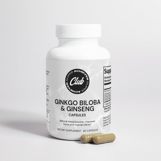 Best Quality Ginkgo Biloba & Ginseng Capsules Supplement - Super Achiever Club Shop