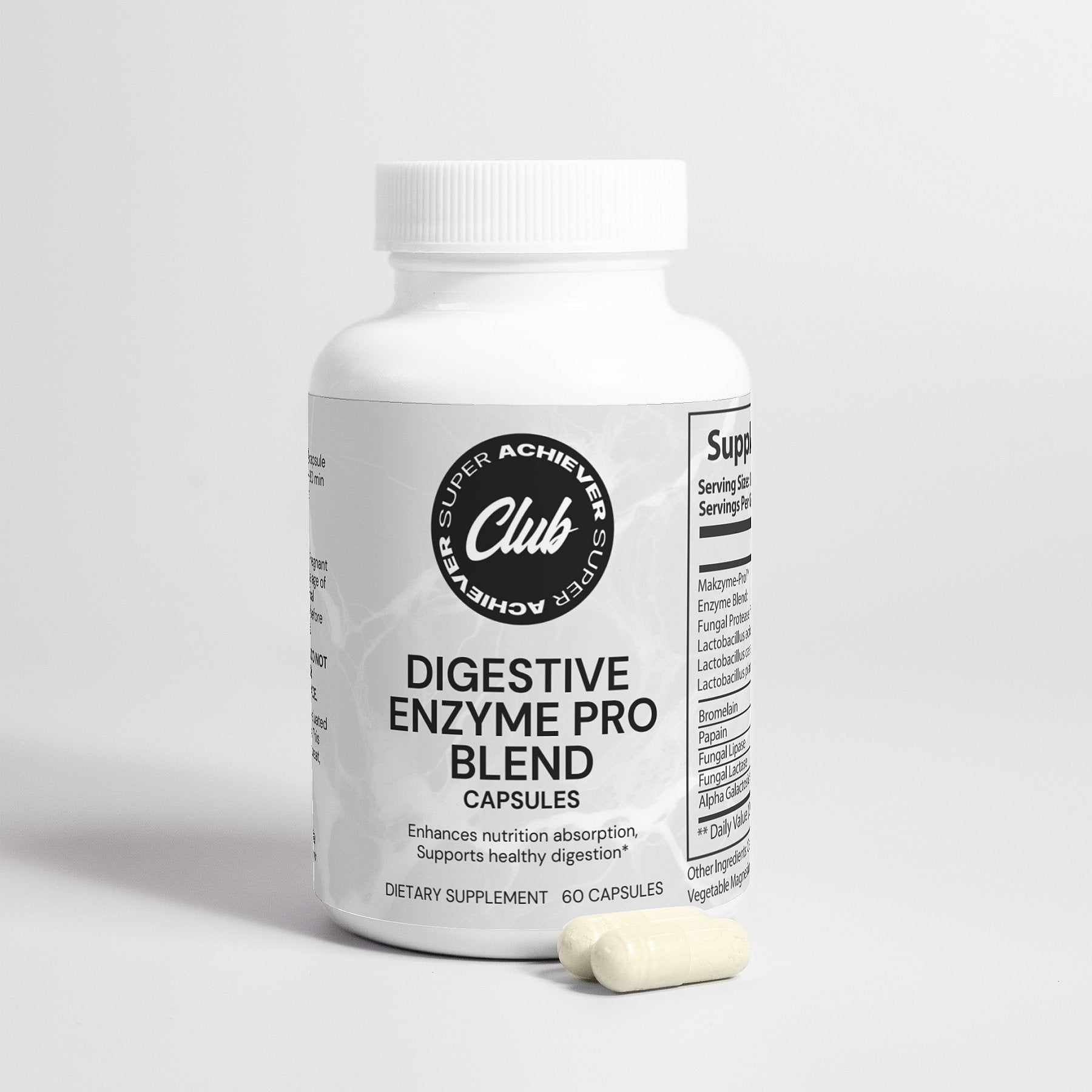 Best Quality Vegan Multi Digestive Enzyme Supplement Pills - Super Achiever Club Shop