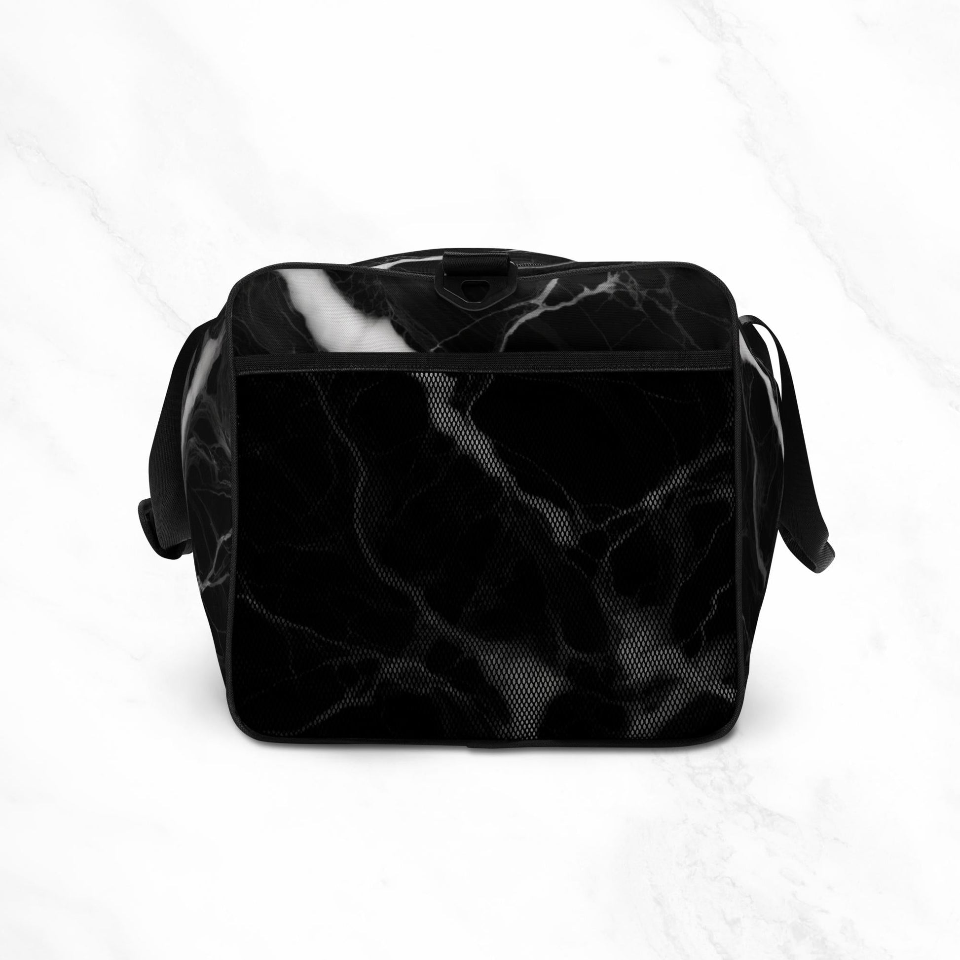 Black Marble Premium Gym Duffle Bag: Super Achiever Club - Super Achiever Club Shop